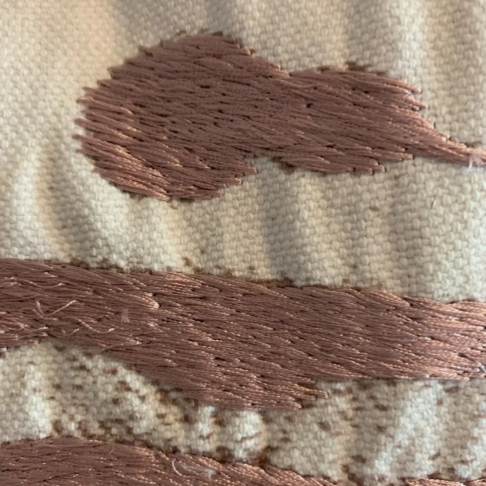 West Elm Abstract Decorative Pillow